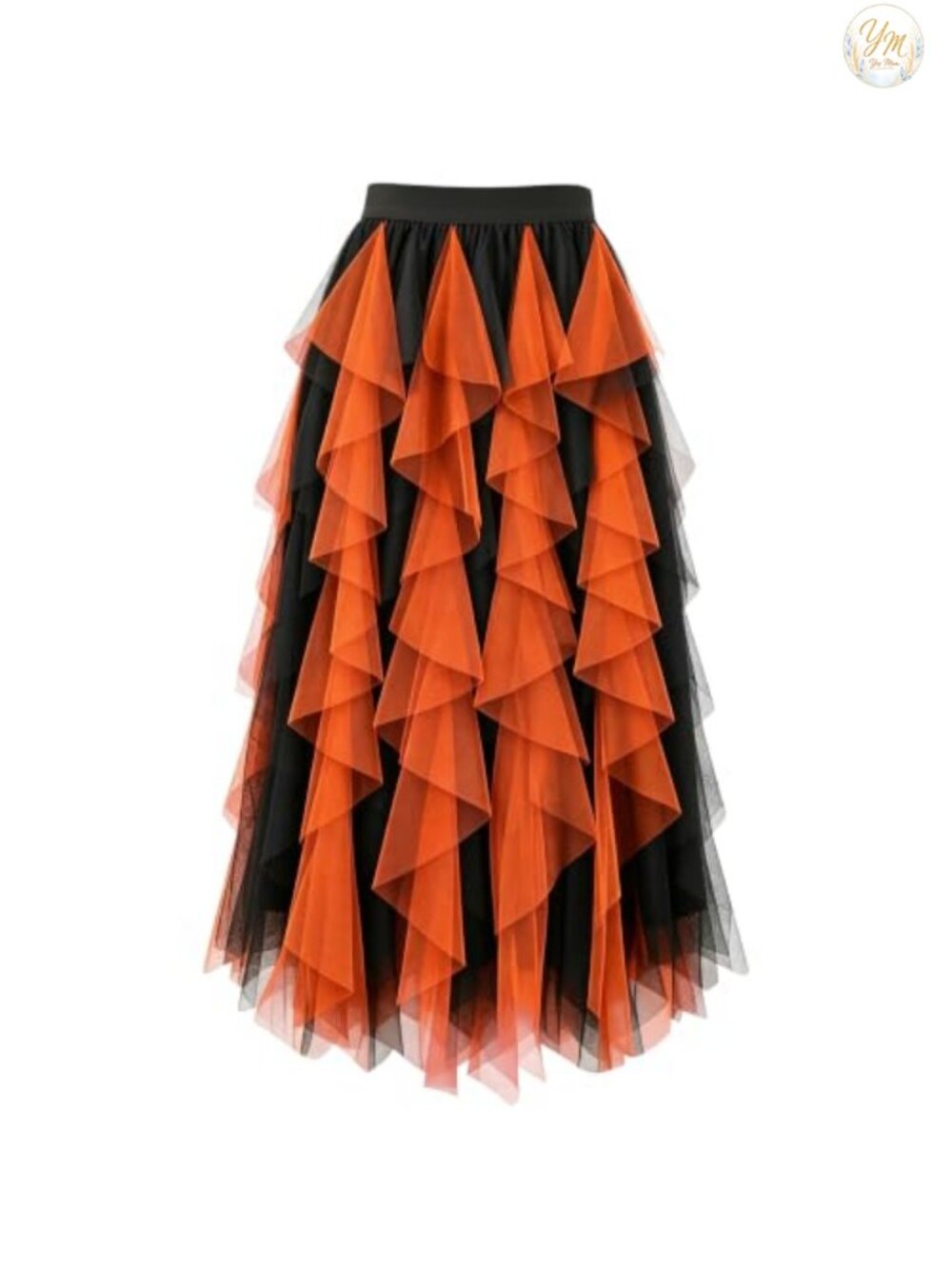 Layered Mesh Tulle Skirt A-Line High Rise Fluffy Fairy Skirt